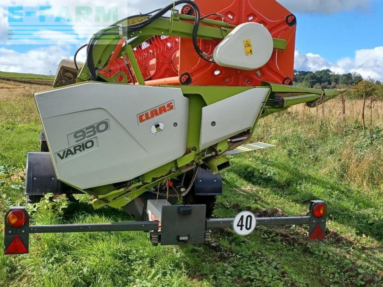 Mähdrescher des Typs CLAAS LEXION 7500 TT, Gebrauchtmaschine in ALNWICK (Bild 8)