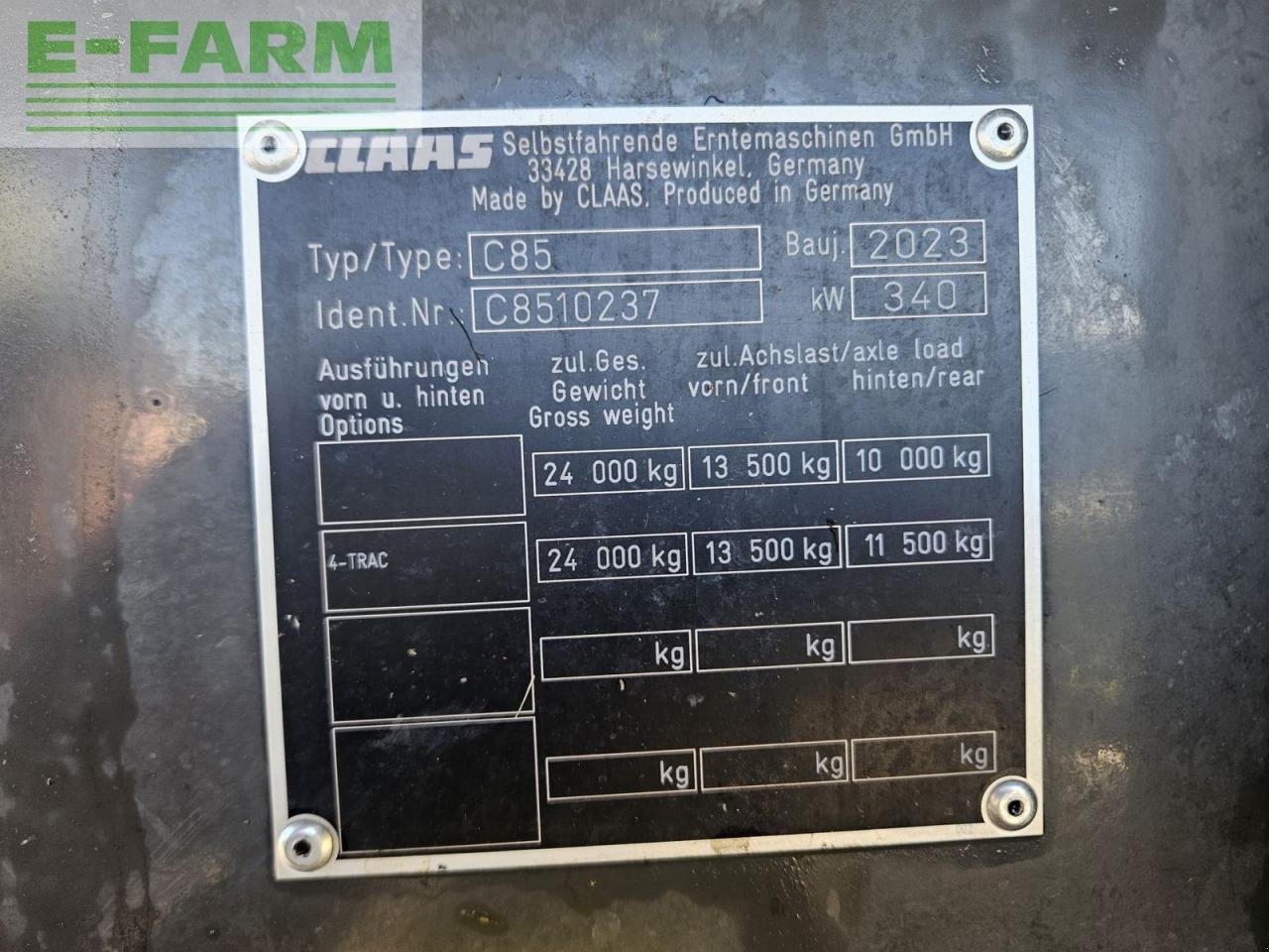 Mähdrescher typu CLAAS lexion 7500, Gebrauchtmaschine v ILZ (Obrázek 12)