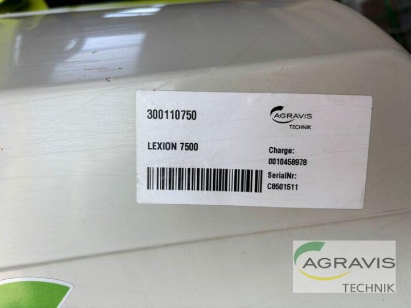 Mähdrescher typu CLAAS LEXION 7500, Gebrauchtmaschine v Melle-Wellingholzhausen (Obrázok 14)
