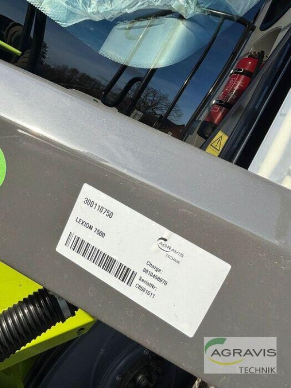 Mähdrescher typu CLAAS LEXION 7500, Gebrauchtmaschine v Melle-Wellingholzhausen (Obrázok 15)