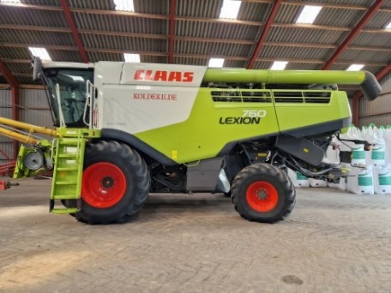 Mähdrescher des Typs CLAAS LEXION 760 CEMOS AUT., Gebrauchtmaschine in Mern (Bild 1)