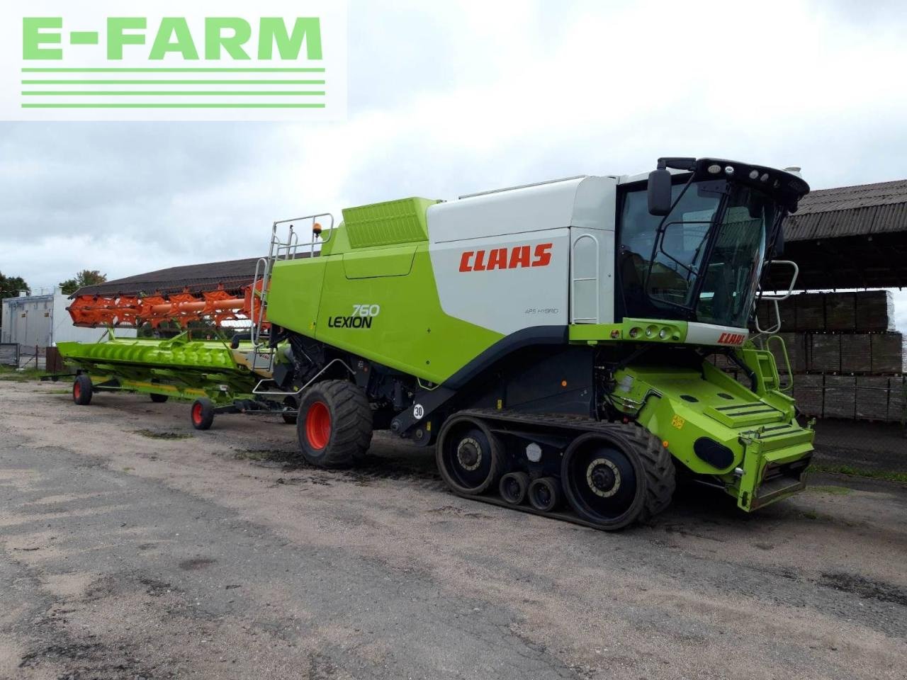 Mähdrescher typu CLAAS LEXION 760 TERRA TRAC, Gebrauchtmaschine v Hamburg (Obrázek 4)