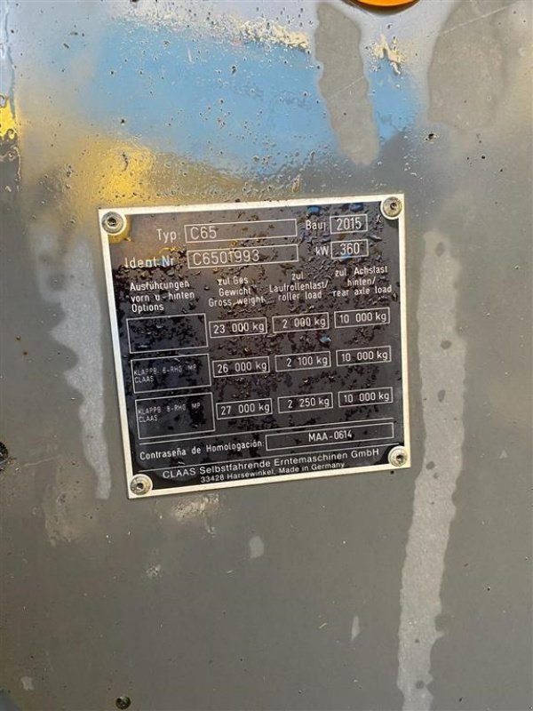 Mähdrescher del tipo CLAAS LEXION 760 TT Incl. Skærebord og vogn., Gebrauchtmaschine In Kolding (Immagine 24)