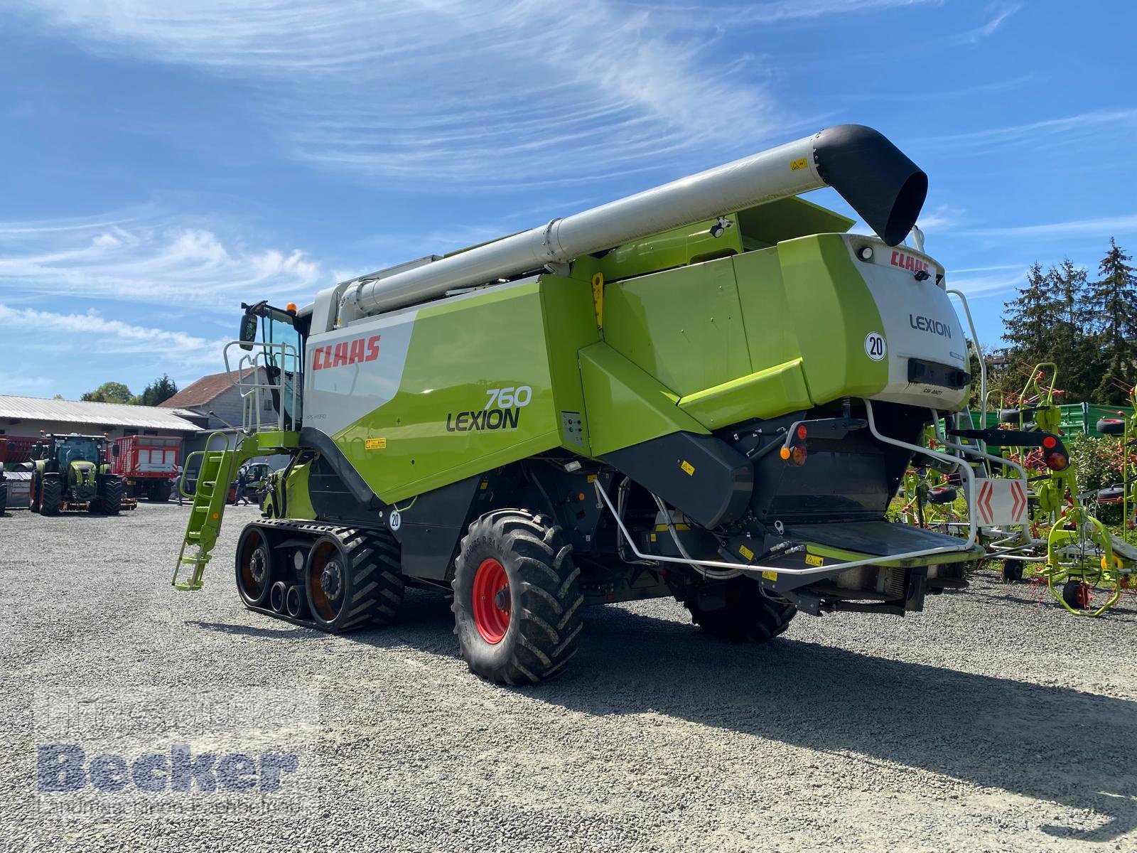 Mähdrescher del tipo CLAAS Lexion 760 TT, Gebrauchtmaschine In Weimar-Niederwalgern (Immagine 8)