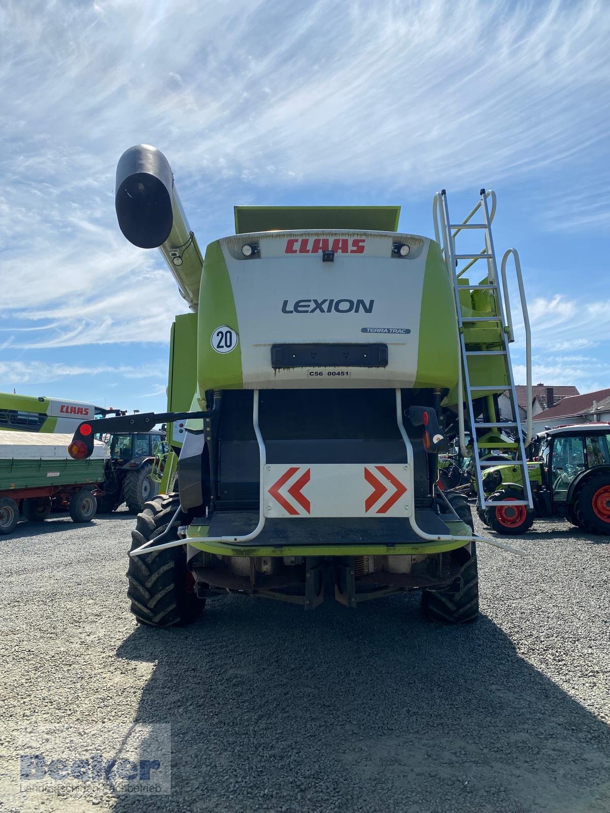 Mähdrescher del tipo CLAAS Lexion 760 TT, Gebrauchtmaschine In Weimar-Niederwalgern (Immagine 9)