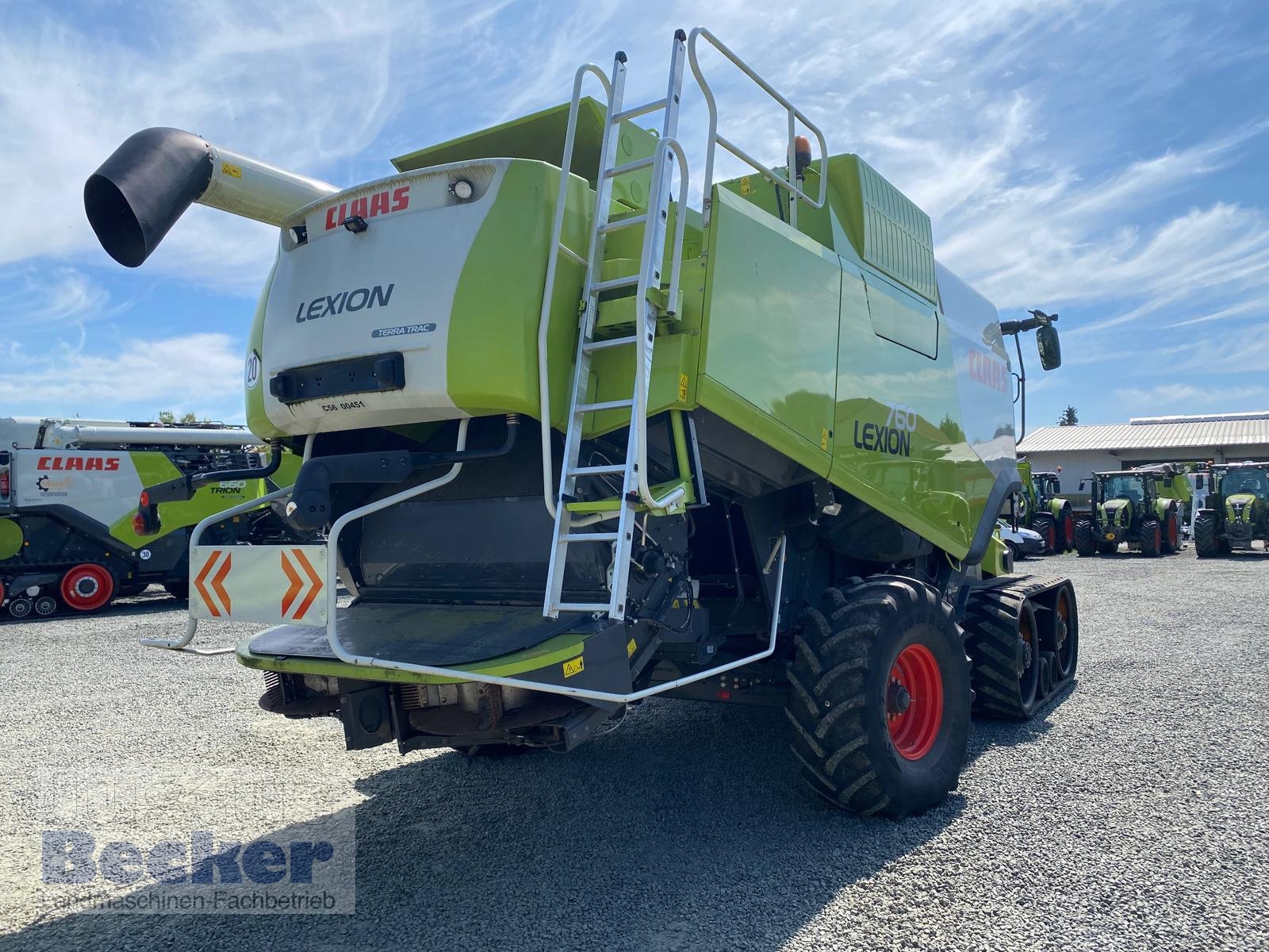 Mähdrescher del tipo CLAAS Lexion 760 TT, Gebrauchtmaschine In Weimar-Niederwalgern (Immagine 10)
