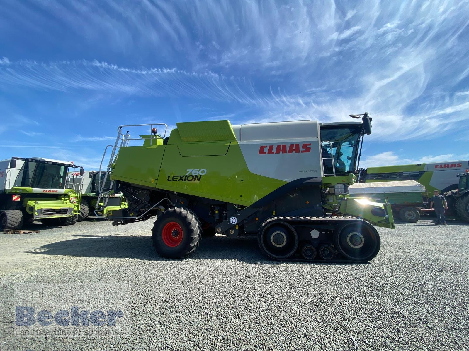Mähdrescher del tipo CLAAS Lexion 760 TT, Gebrauchtmaschine In Weimar-Niederwalgern (Immagine 11)