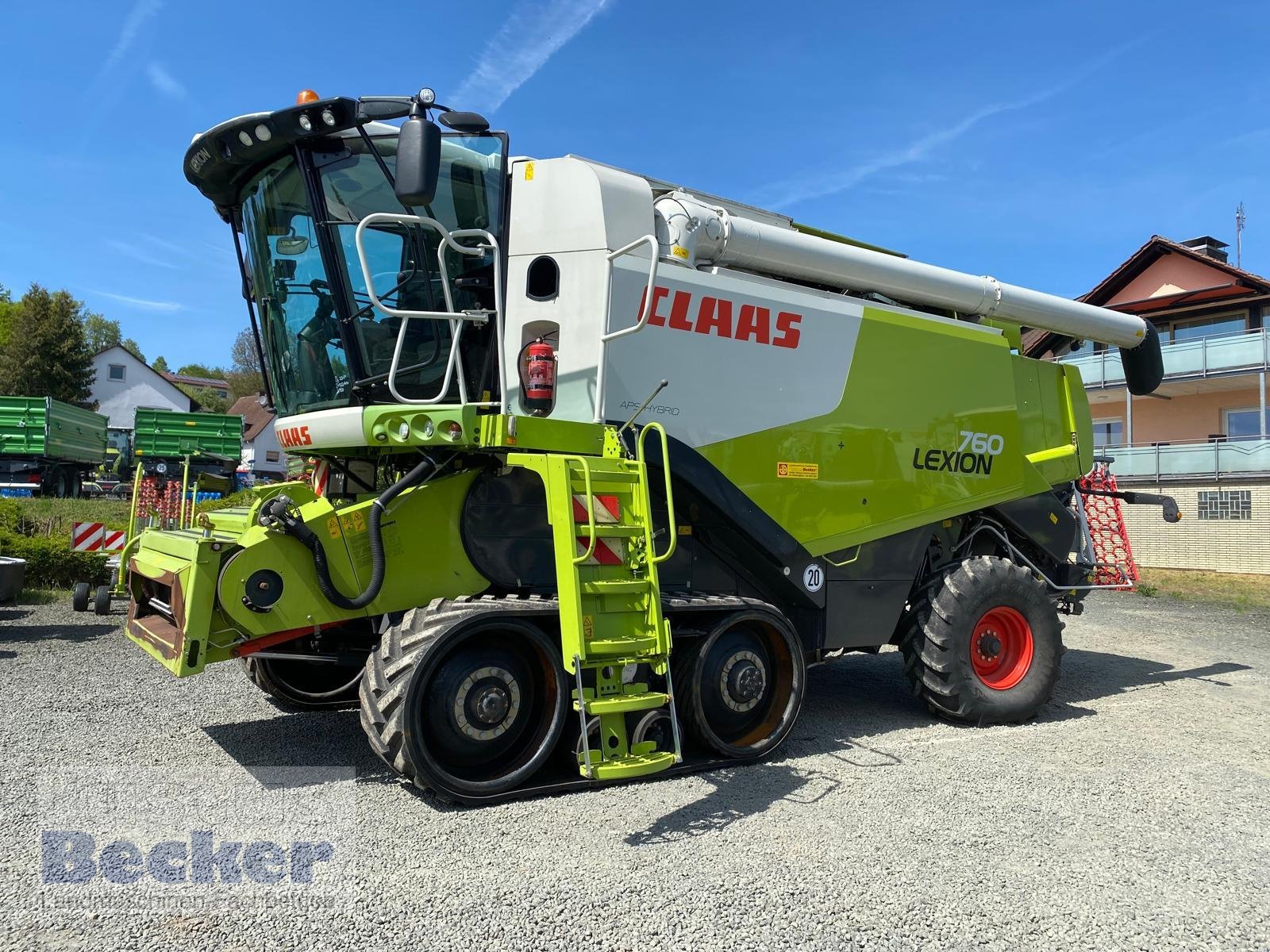 Mähdrescher del tipo CLAAS Lexion 760 TT, Gebrauchtmaschine In Weimar-Niederwalgern (Immagine 1)
