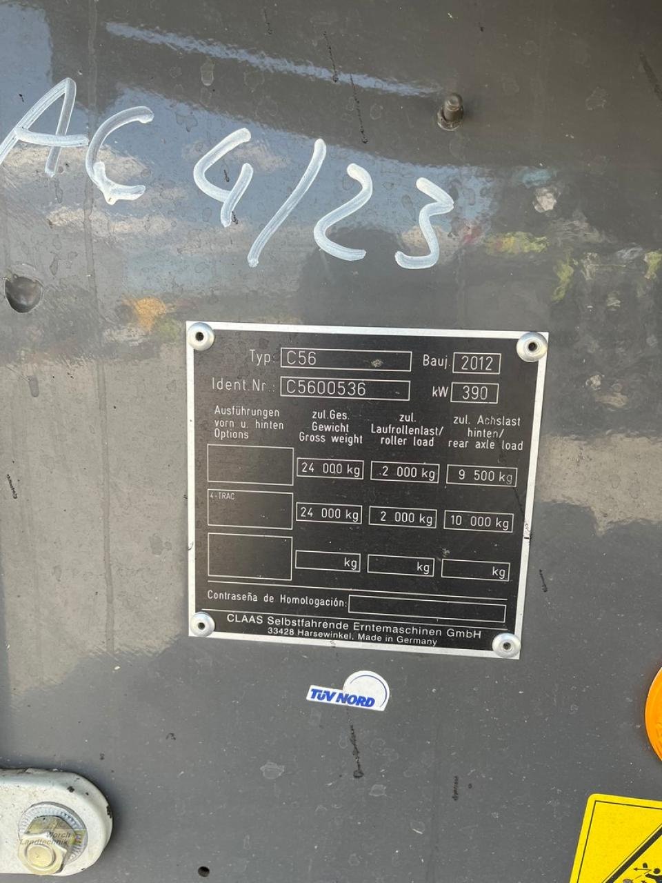 Mähdrescher typu CLAAS Lexion 760 TT, Gebrauchtmaschine v Schora (Obrázek 18)