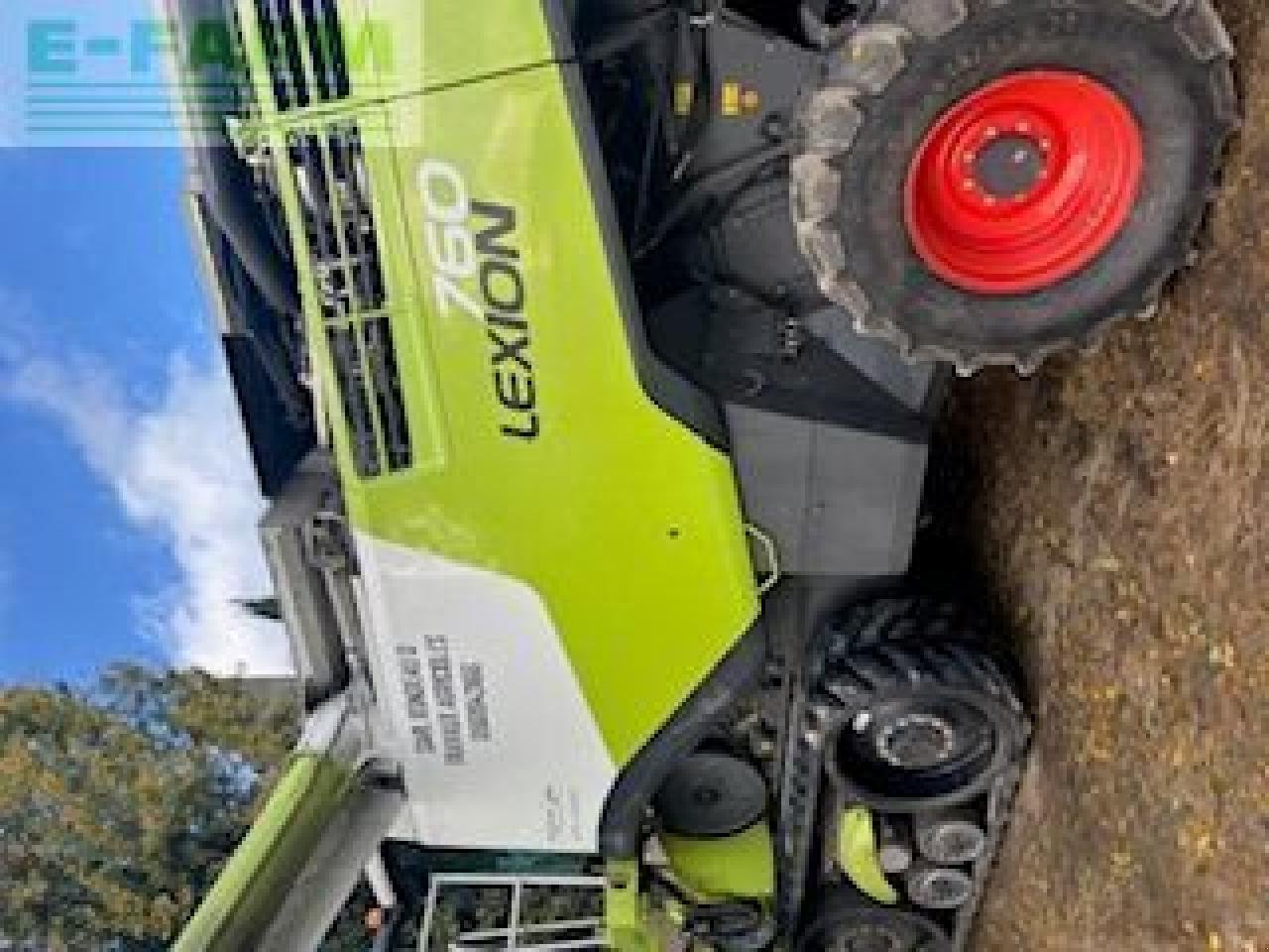 Mähdrescher typu CLAAS LEXION 760  TTRAC T4i, Gebrauchtmaschine v Hamburg (Obrázek 1)