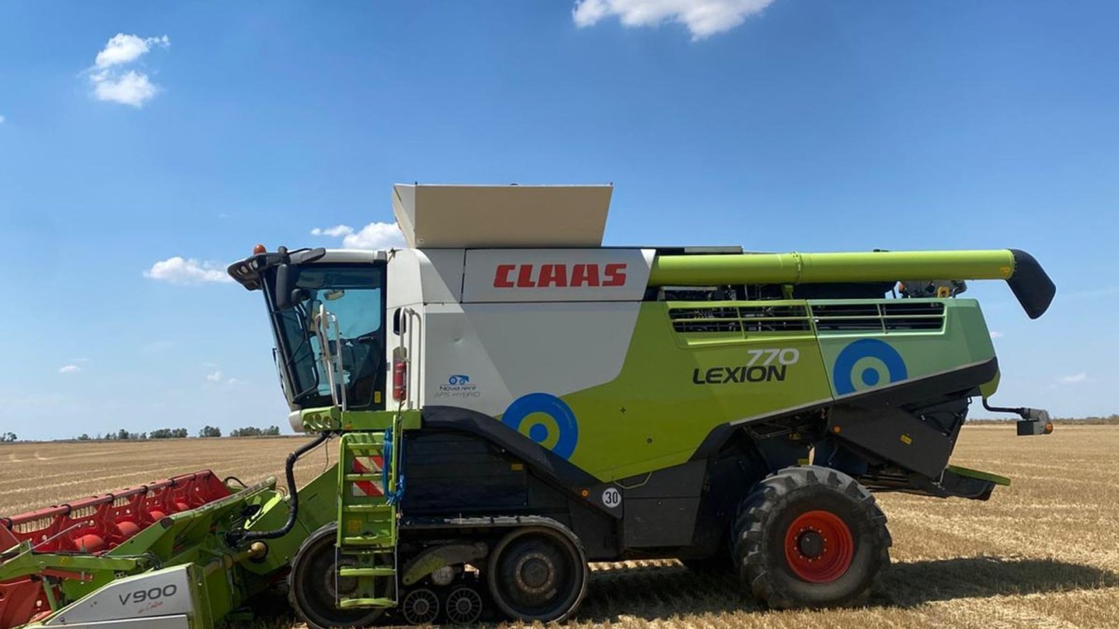 Mähdrescher del tipo CLAAS LEXION 770 TT Incl. CLAAS Vario V900 skærebord. Pæn og velholdt med bredde bælter., Gebrauchtmaschine In Kolding (Immagine 8)
