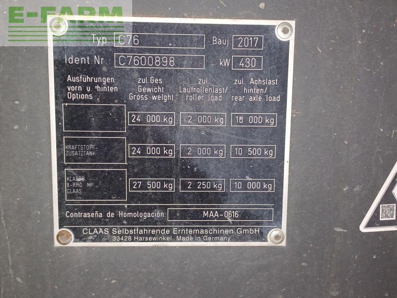 Mähdrescher tip CLAAS LEXION 770 TT, Gebrauchtmaschine in ALNWICK (Poză 9)