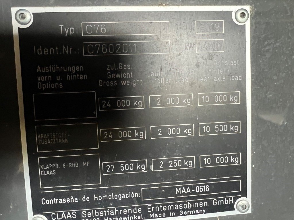 Mähdrescher a típus CLAAS Lexion 780 TT, Gebrauchtmaschine ekkor: Mern (Kép 13)