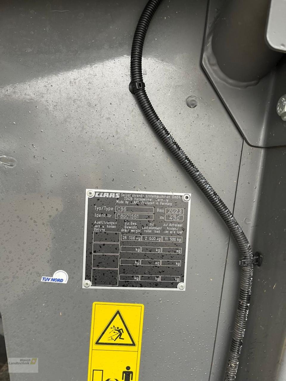 Mähdrescher of the type CLAAS Lexion 8700 TT, Gebrauchtmaschine in Schora (Picture 10)