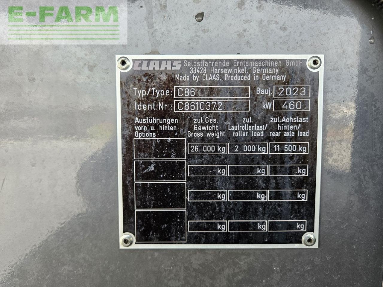 Mähdrescher Türe ait CLAAS lexion 8700tt 4wd cemos automatic, Gebrauchtmaschine içinde ILZ (resim 7)