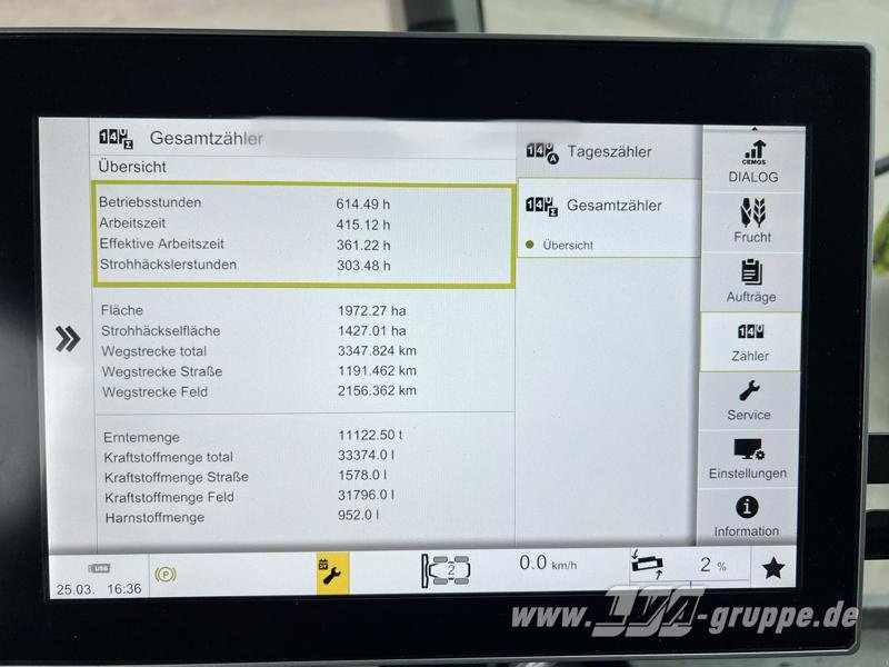 Mähdrescher typu CLAAS Lexion 8800 TT, Gebrauchtmaschine v Sülzetal OT Altenweddingen (Obrázek 9)