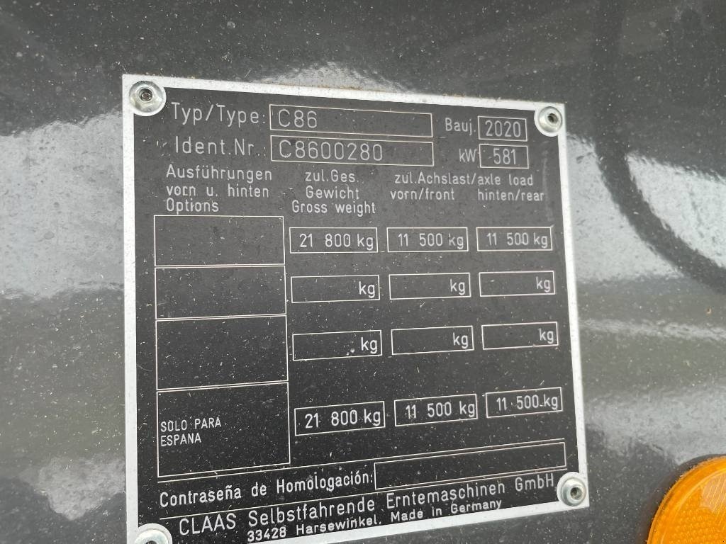 Mähdrescher typu CLAAS LEXION 8900 - 4WD, Gebrauchtmaschine v Mern (Obrázek 18)