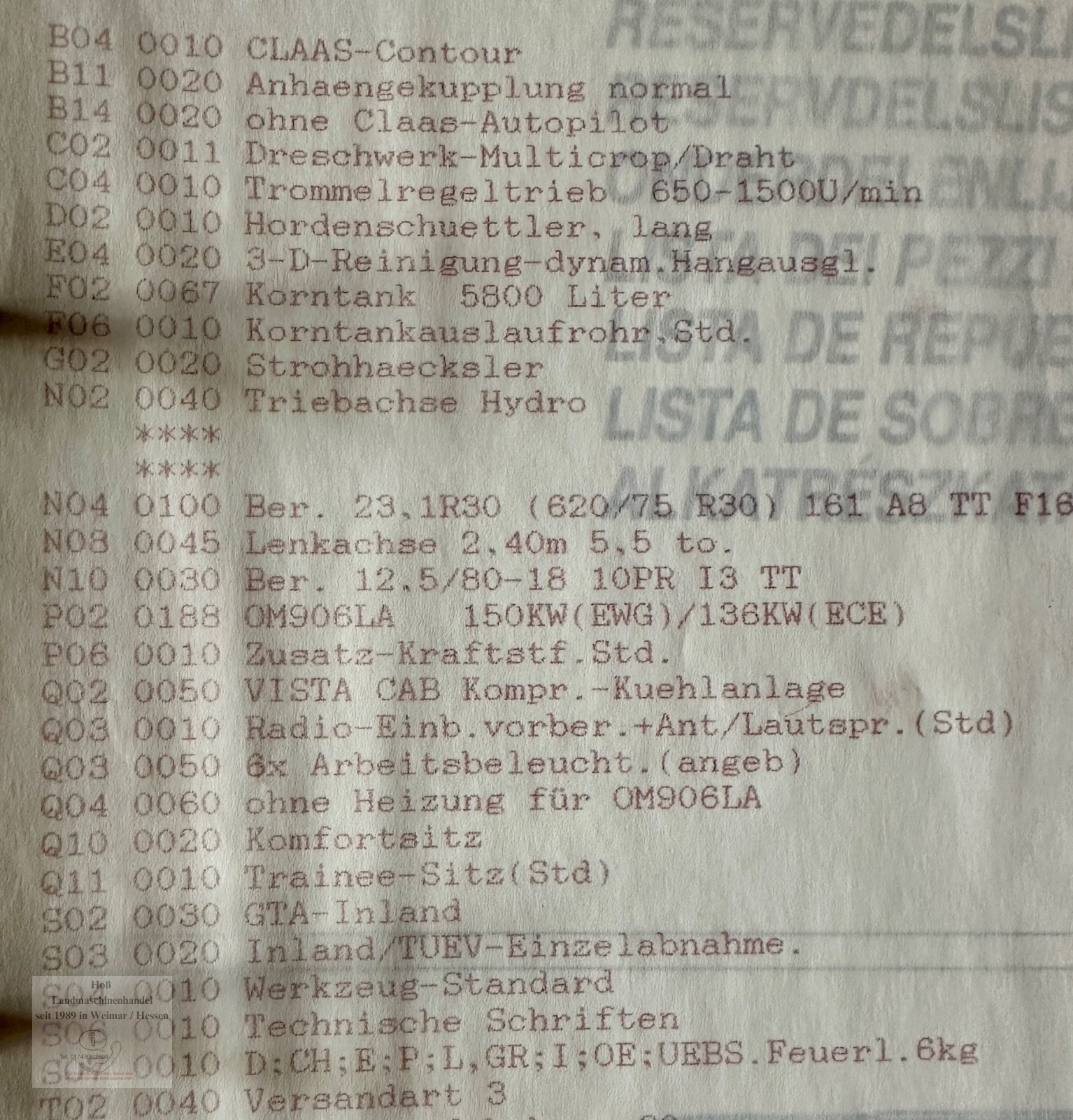 Mähdrescher of the type CLAAS Medion 310, SW C 420, 1570 Motors., 1 Hd, Klima, 3-D ( Do 88 98 ), Gebrauchtmaschine in Weimar/Hessen (Picture 25)