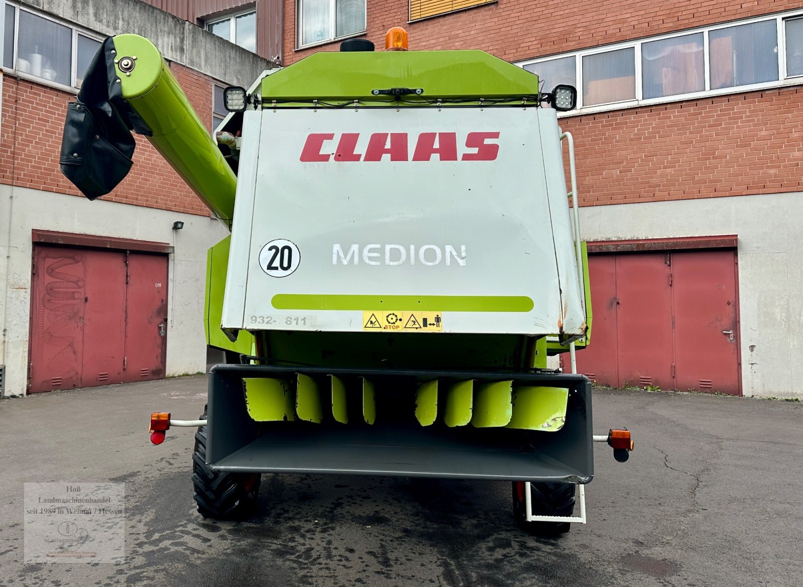 Mähdrescher Türe ait CLAAS Medion 310, SW C 420, 1.570 Motorstunden, 1 Hd, Klima, 3-D ( Do 88 98 ), Gebrauchtmaschine içinde Weimar/Hessen (resim 7)