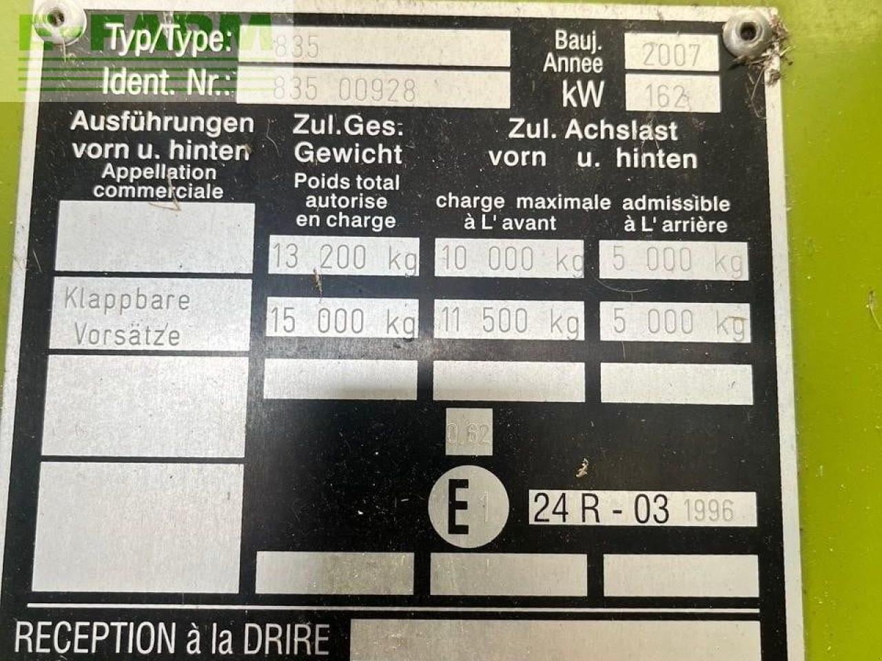 Mähdrescher typu CLAAS MEGA 350, Gebrauchtmaschine v FORRES (Obrázek 8)