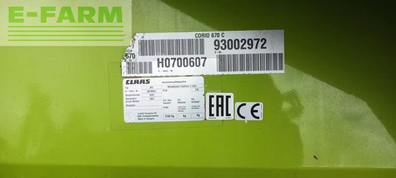 Mähdrescher typu CLAAS TRION 520 E5, Gebrauchtmaschine v Hamburg (Obrázek 16)