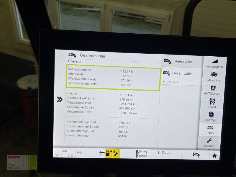 Mähdrescher des Typs CLAAS TRION 520 MIT VARIO 560, Gebrauchtmaschine in Vohburg (Bild 21)