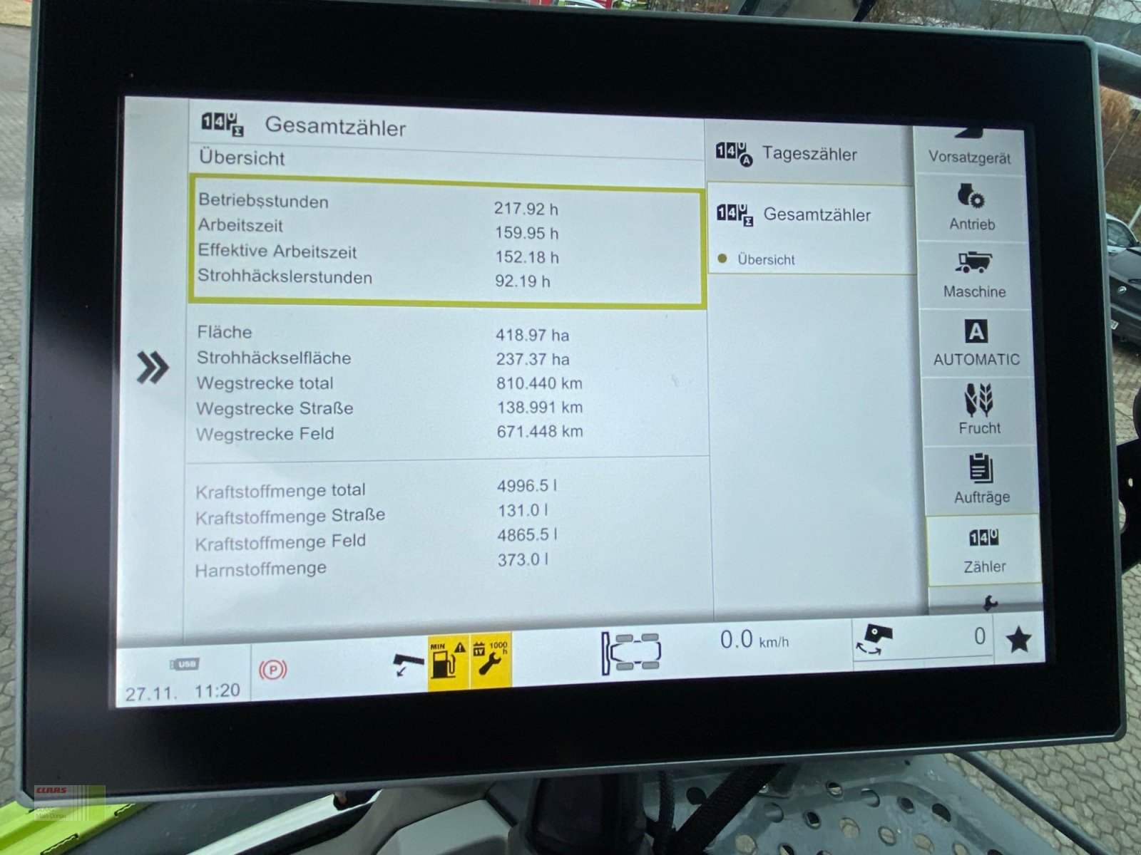 Mähdrescher типа CLAAS Trion 530 mit SW V 680, Gebrauchtmaschine в Vohburg (Фотография 15)