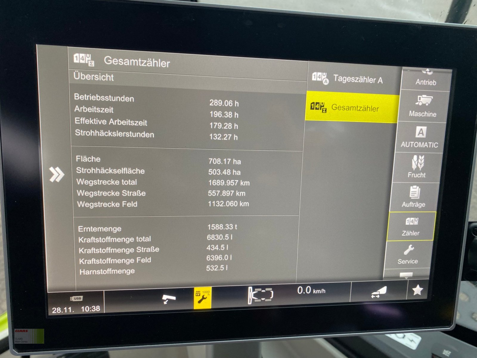 Mähdrescher van het type CLAAS Trion 530, Gebrauchtmaschine in Vohburg (Foto 14)