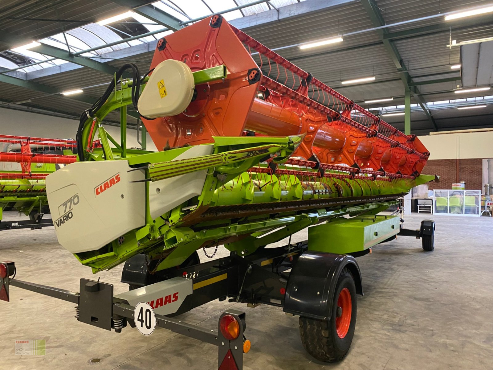 Mähdrescher des Typs CLAAS Trion 650 mit Vario 770, Gebrauchtmaschine in Vohburg (Bild 18)