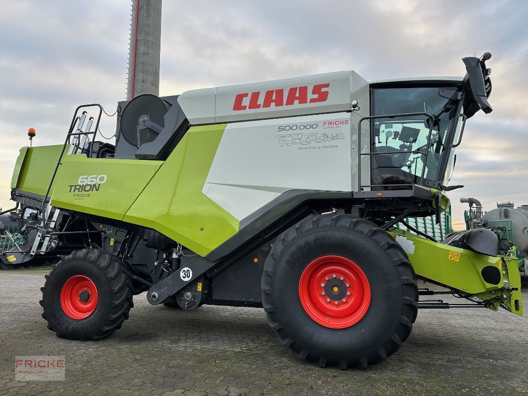 Mähdrescher Türe ait CLAAS Trion 660 mit Vario 770, Gebrauchtmaschine içinde Bockel - Gyhum (resim 4)