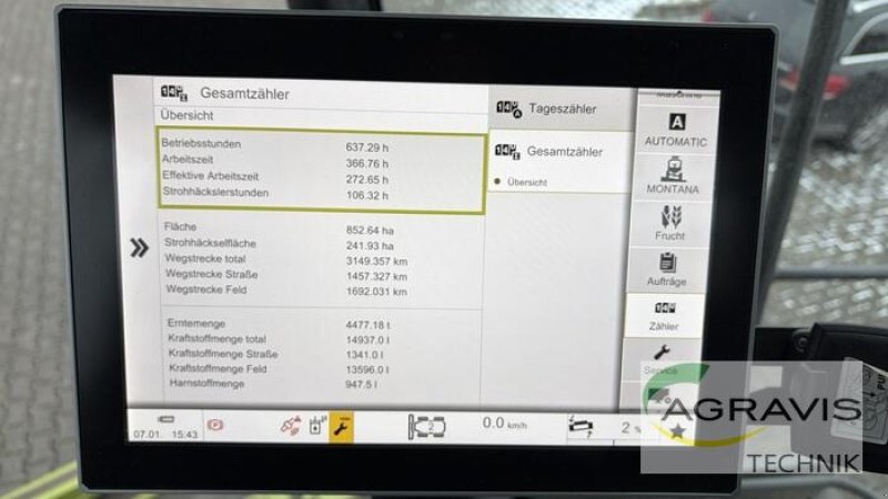 Mähdrescher za tip CLAAS TRION 660 MONTANA, Gebrauchtmaschine u Werl-Oberbergstraße (Slika 7)