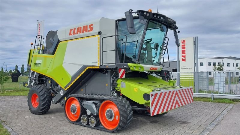 Mähdrescher des Typs CLAAS TRION 660 TERRA TRAC, Gebrauchtmaschine in Töging a. Inn (Bild 1)