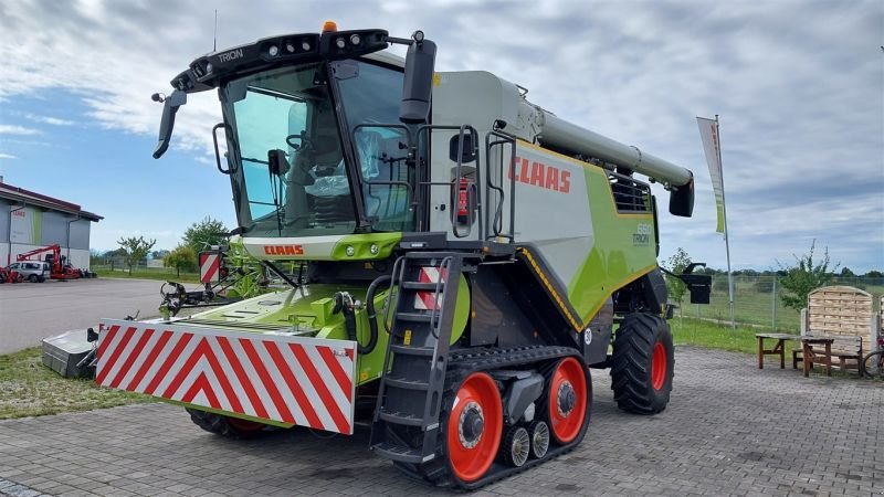 Mähdrescher des Typs CLAAS TRION 660 TERRA TRAC, Gebrauchtmaschine in Töging a. Inn (Bild 3)