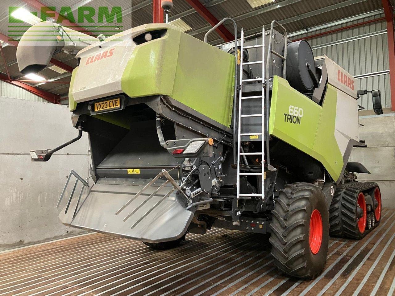 Mähdrescher des Typs CLAAS TRION 660 TT C/W V770, Gebrauchtmaschine in HARVINGTON, EVESHAM (Bild 8)