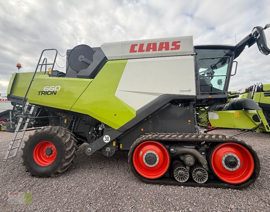 Mähdrescher des Typs CLAAS Trion 660 TT, Gebrauchtmaschine in Vohburg (Bild 2)