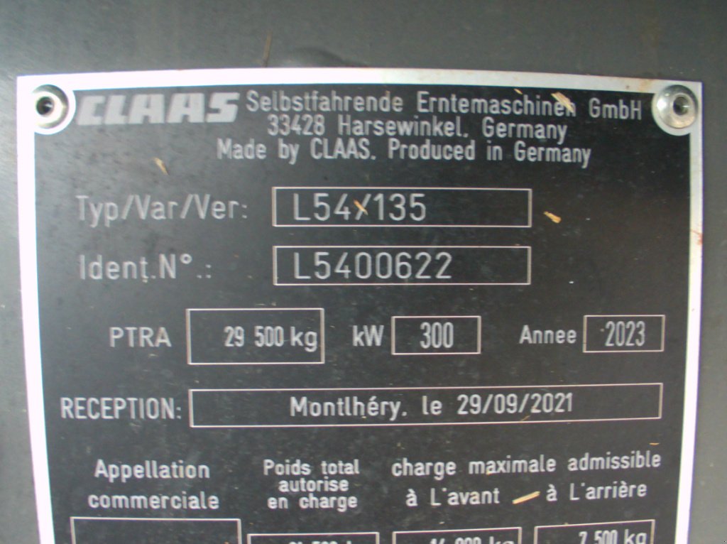 Mähdrescher del tipo CLAAS TRION 660, Gebrauchtmaschine In SALEUX (Immagine 10)