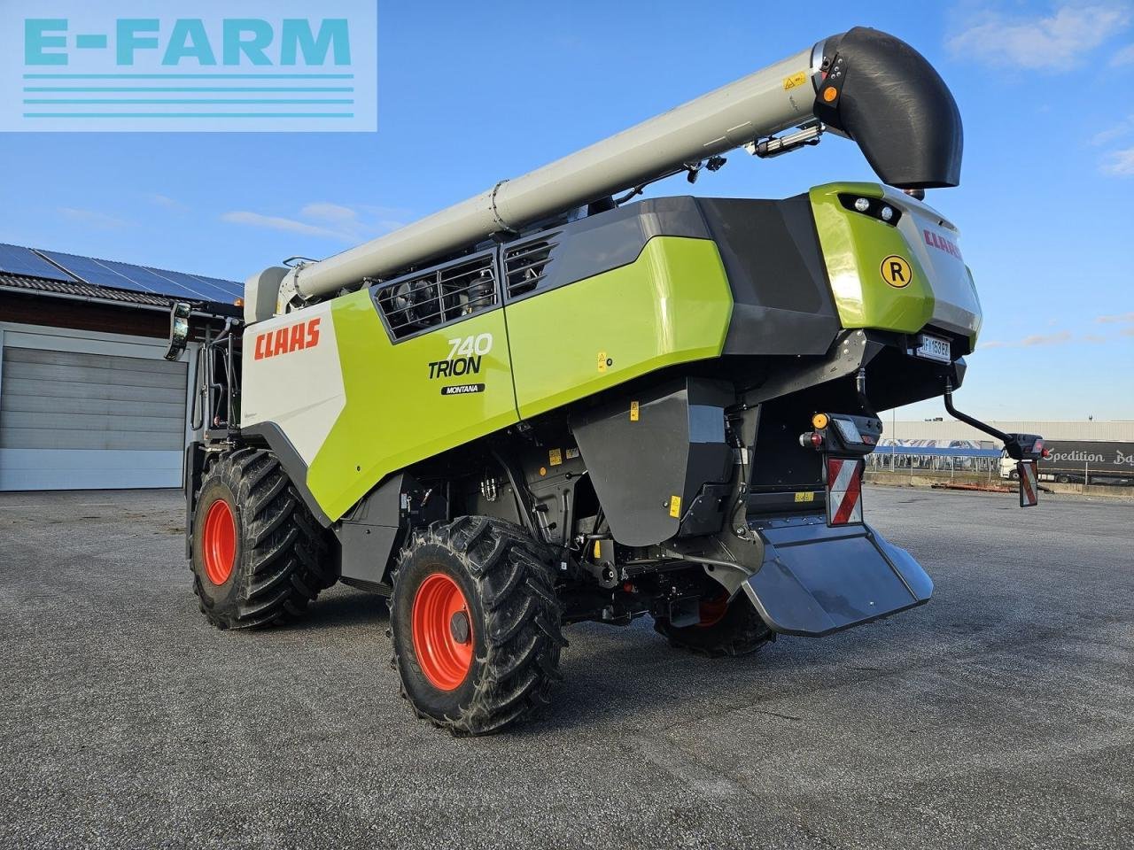 Mähdrescher des Typs CLAAS trion 740 montana 4x4, Gebrauchtmaschine in ILZ (Bild 4)