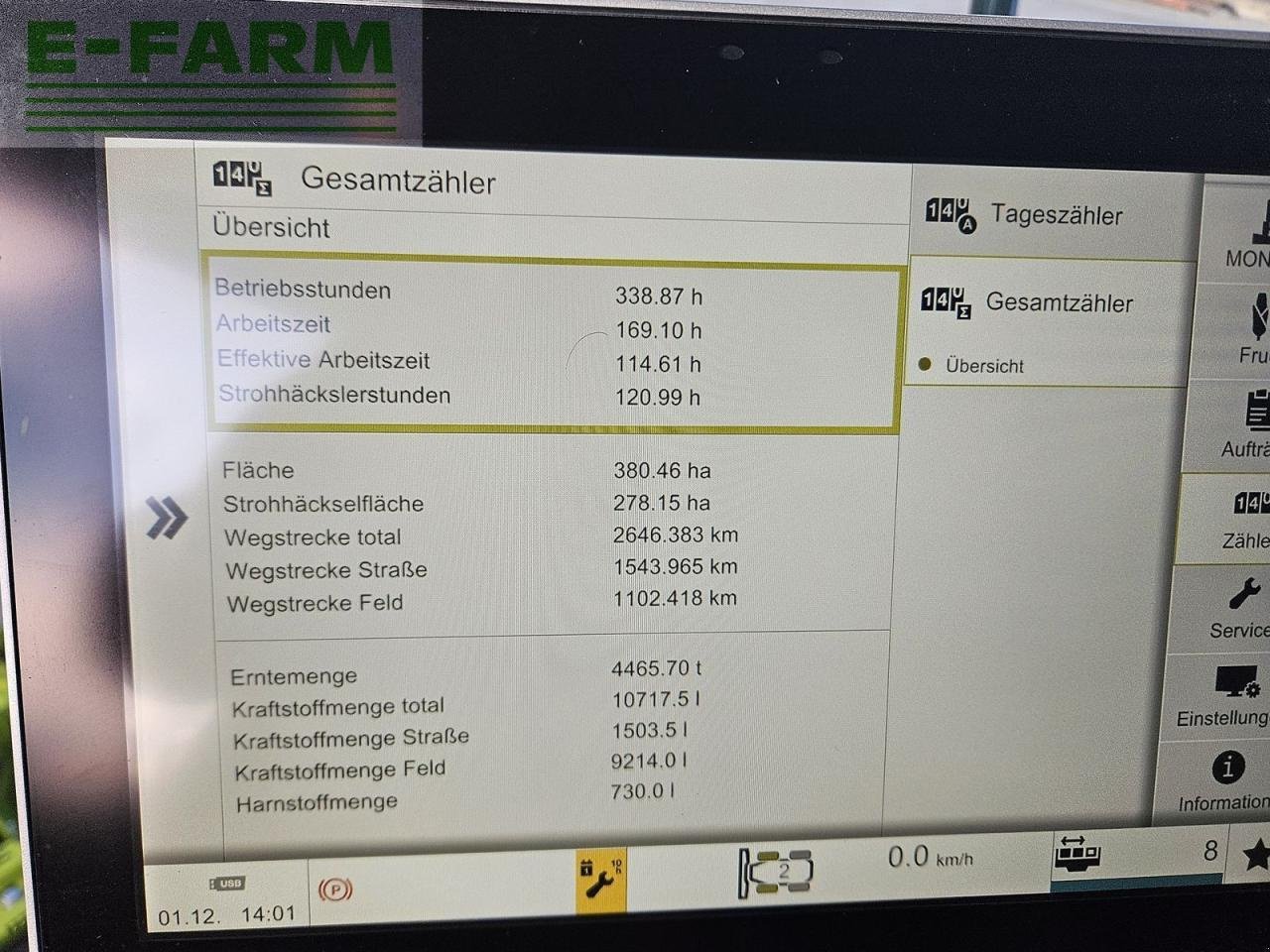 Mähdrescher des Typs CLAAS trion 740 montana 4x4, Gebrauchtmaschine in ILZ (Bild 6)