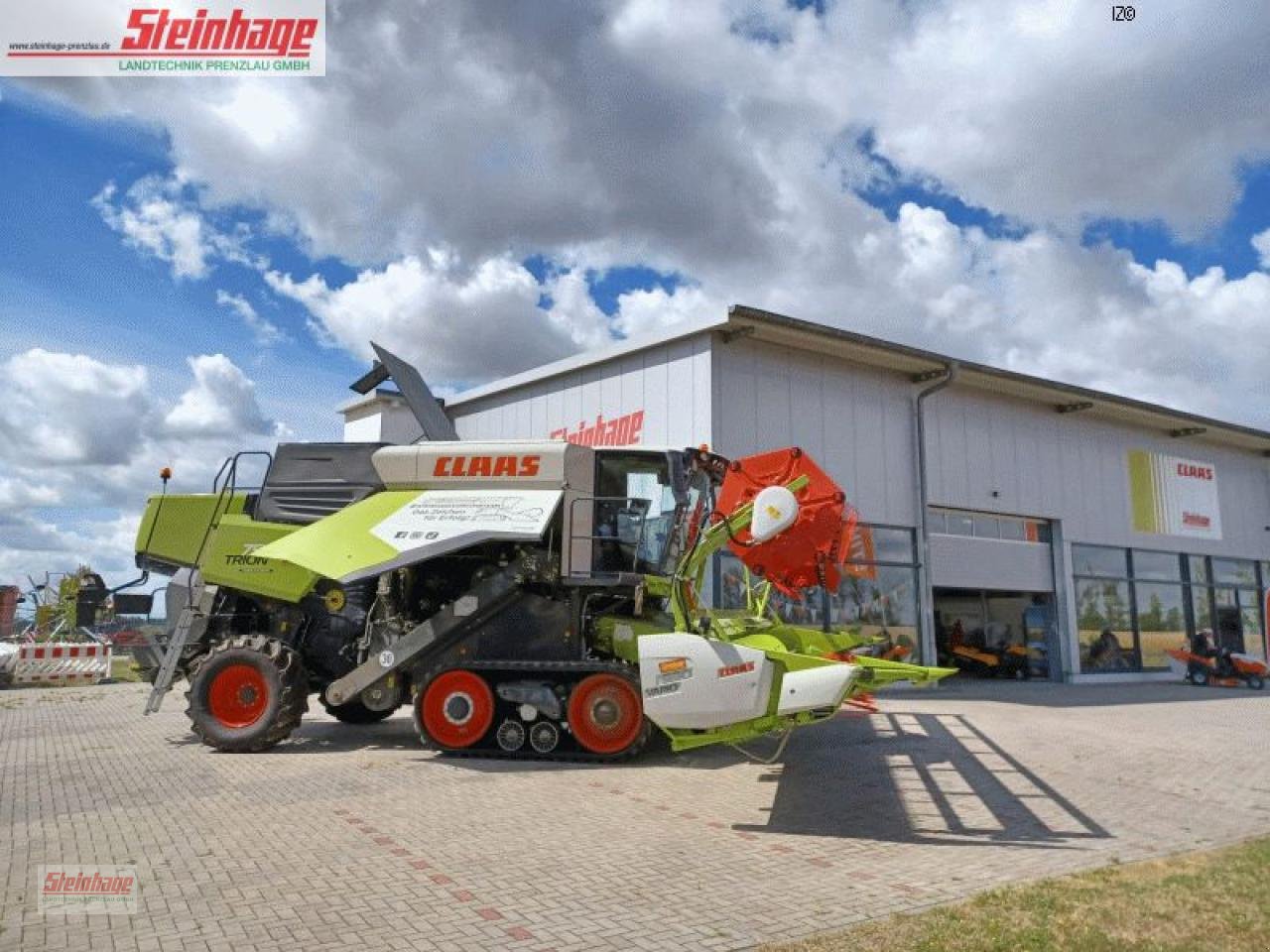 Mähdrescher des Typs CLAAS Trion 750 TT, Neumaschine in Rollwitz (Bild 3)