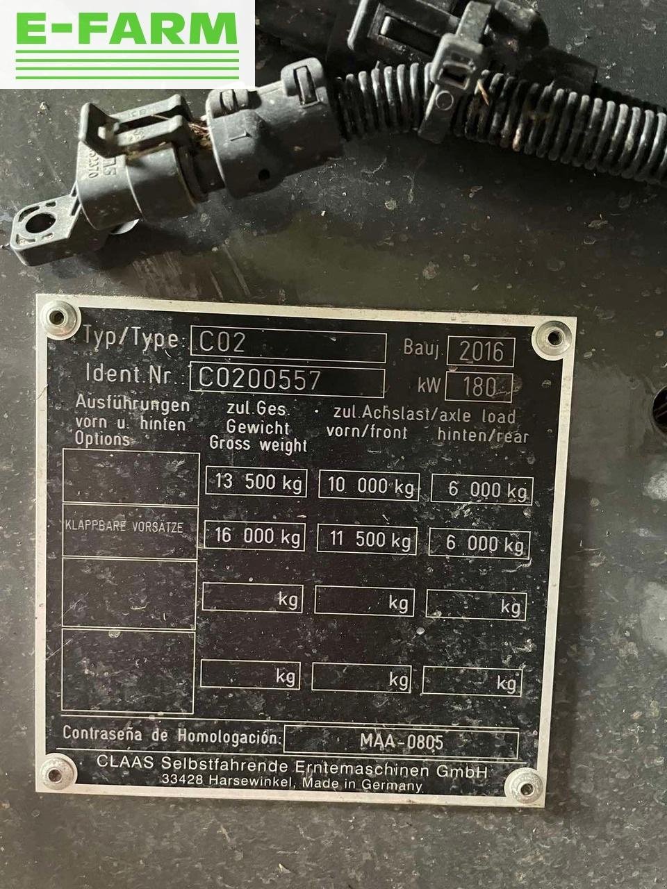 Mähdrescher des Typs CLAAS Tucano 320, Gebrauchtmaschine in MAŽEIKIŲ R. (Bild 12)