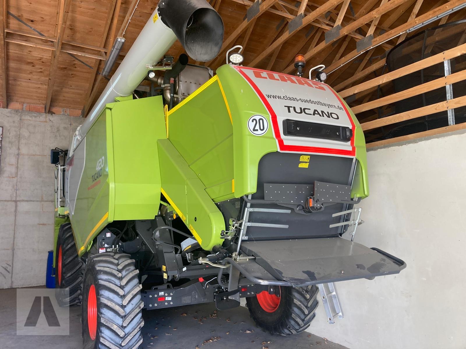 Mähdrescher van het type CLAAS Tucano 420 125000€ brutto, Gebrauchtmaschine in Regensburg (Foto 2)
