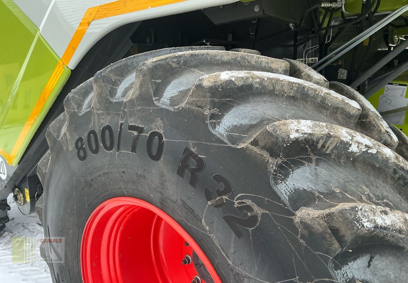 Mähdrescher du type CLAAS Tucano 420 + V540 (Raps) + Transportwagen, Gebrauchtmaschine en Cham (Photo 10)