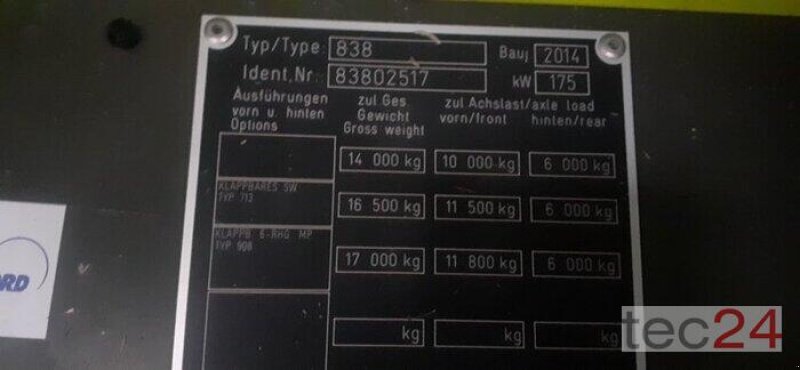 Mähdrescher des Typs CLAAS Tucano 420 + Vario 540, Gebrauchtmaschine in Östringen (Bild 5)
