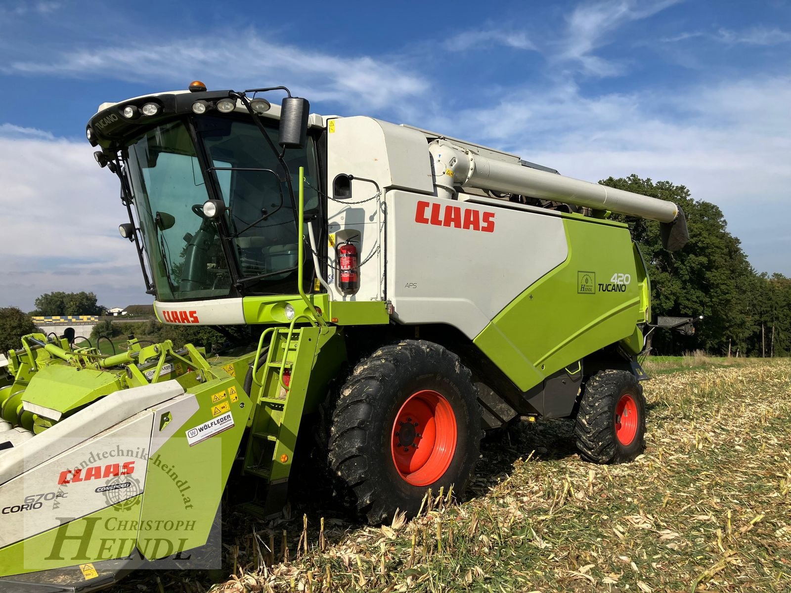 Mähdrescher Türe ait CLAAS Tucano 420, Gebrauchtmaschine içinde Stephanshart (resim 14)