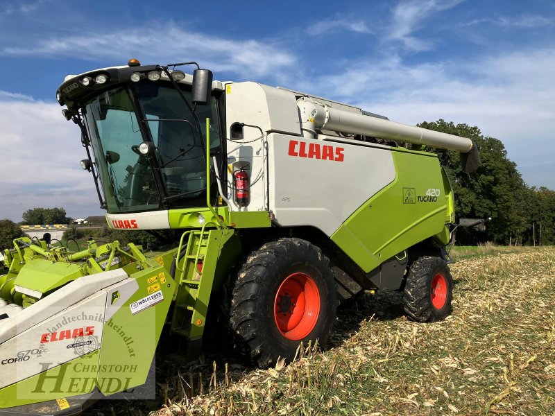 Mähdrescher des Typs CLAAS Tucano 420, Gebrauchtmaschine in Stephanshart (Bild 1)
