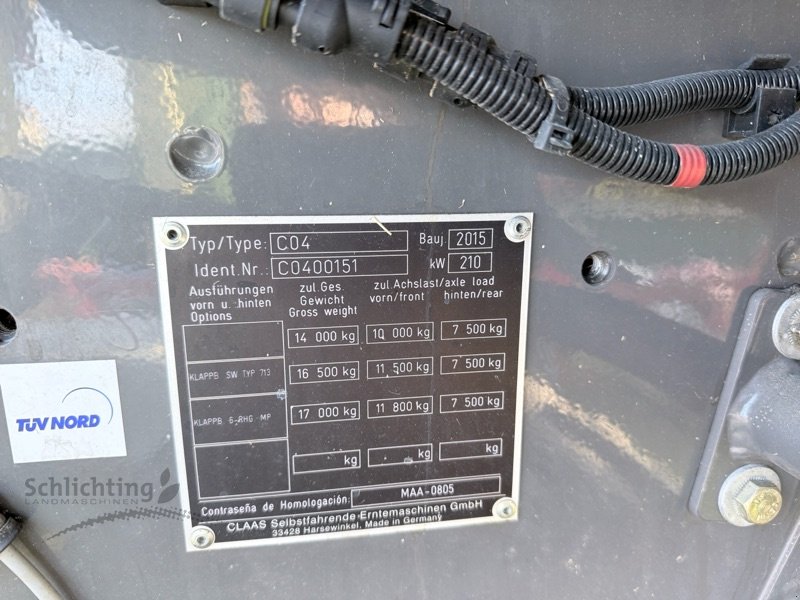 Mähdrescher typu CLAAS Tucano 430, Gebrauchtmaschine w Marxen (Zdjęcie 13)