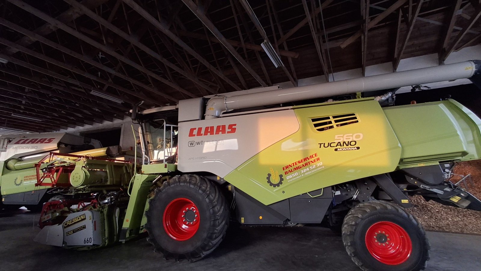 Mähdrescher za tip CLAAS Tucano 560 Montana, Gebrauchtmaschine u Esternberg (Slika 1)