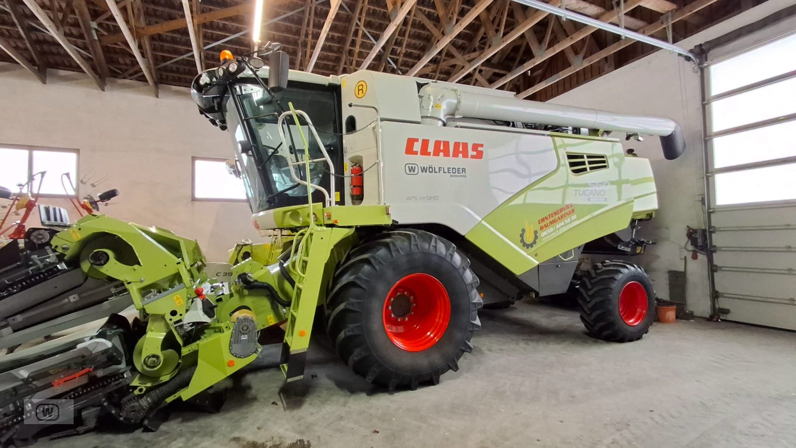 Mähdrescher Türe ait CLAAS Tucano 560, Gebrauchtmaschine içinde Zell an der Pram (resim 1)