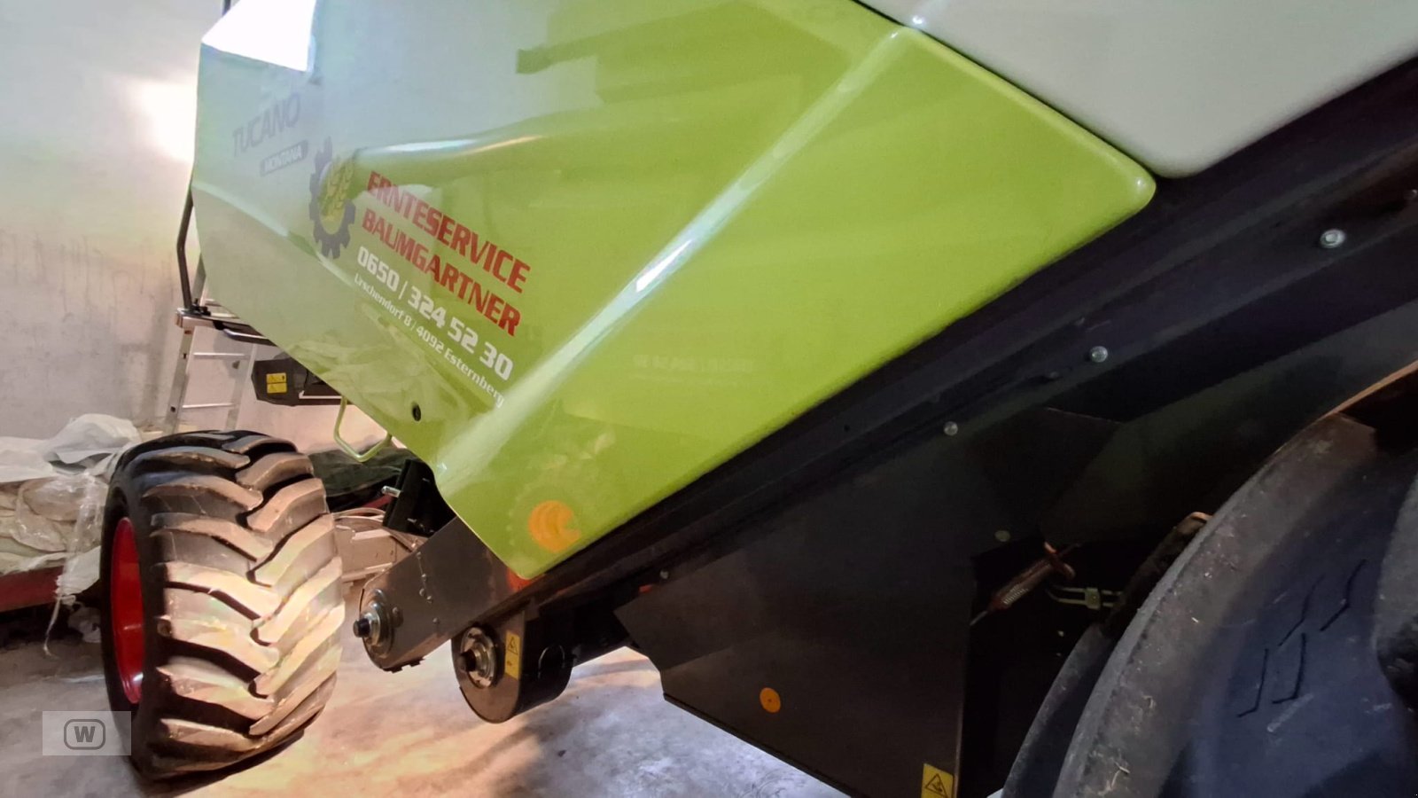 Mähdrescher Türe ait CLAAS Tucano 560, Gebrauchtmaschine içinde Zell an der Pram (resim 17)