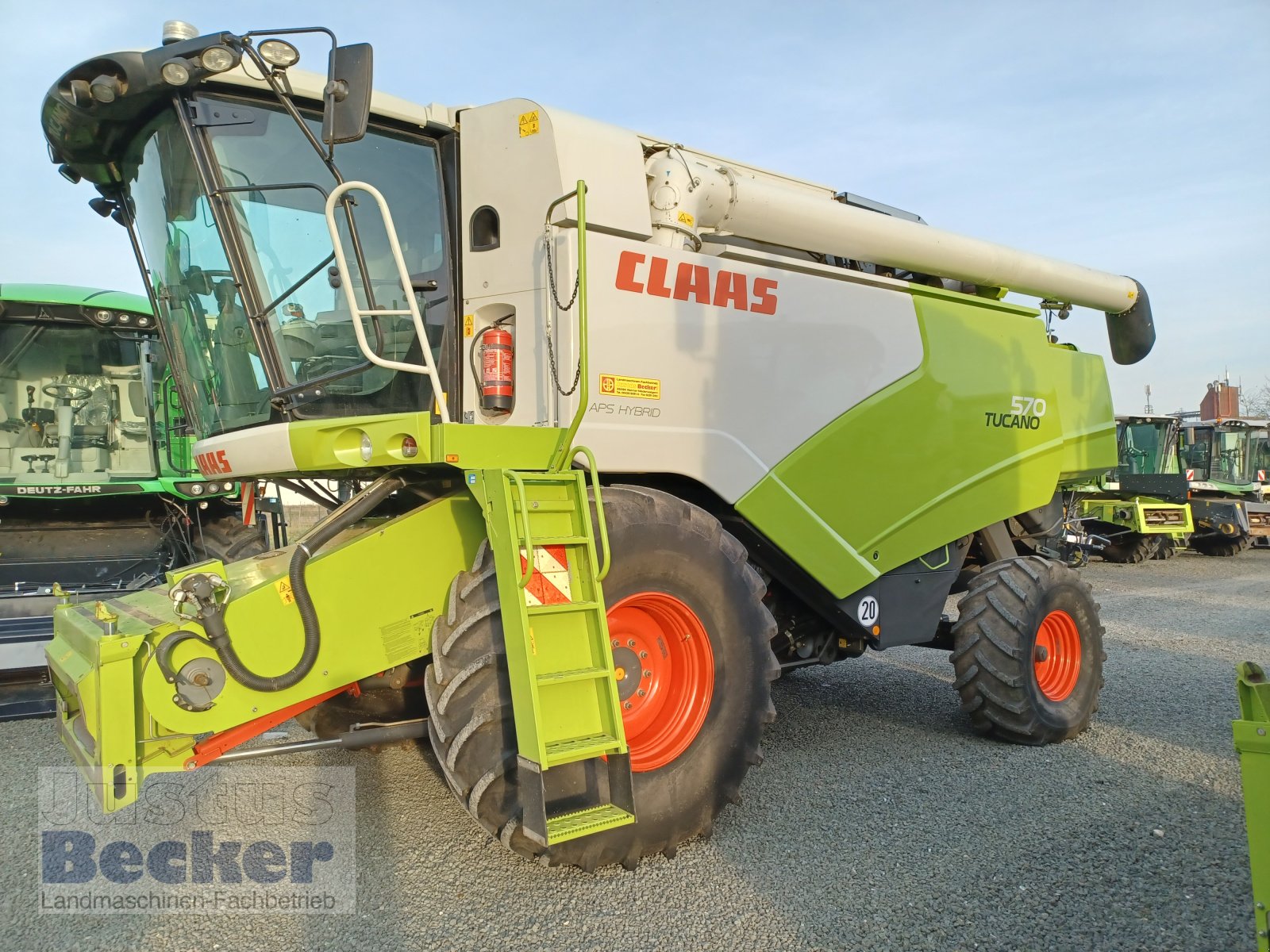 Mähdrescher typu CLAAS Tucano 570, Gebrauchtmaschine v Weimar-Niederwalgern (Obrázek 9)